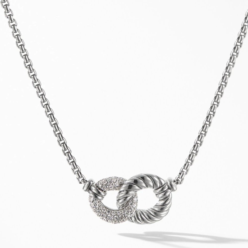 David Yurman Belmont Double Curb Link Necklace
